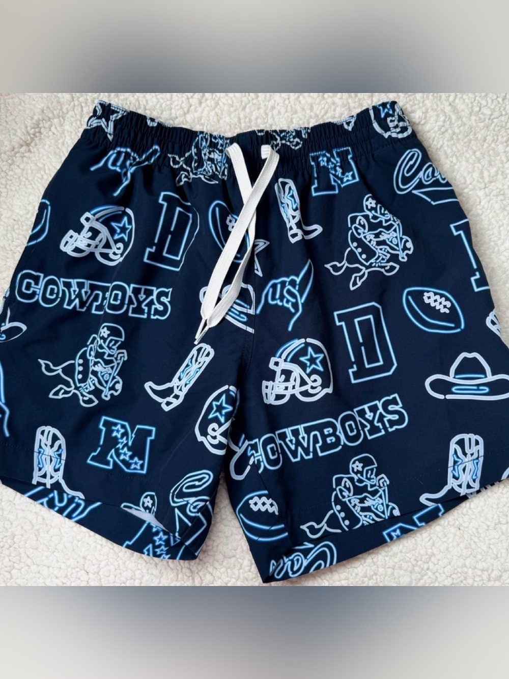 NFL chubbies cowboys swim trunks 💙🤍